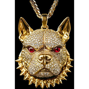 Exclusive Animal Pendant With Premium Moissanite Diamond Stones And Fashion Streetwear Look - Product Image 1