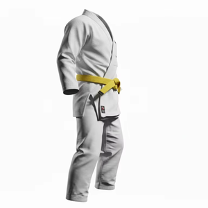 เสื้อผ้าเด็กทารกและเด็กเล็กสำหรับศิลปะการต่อสู้เทควันโดคาราเต้ยูโดบราซิลเลียนยิวยิตสู ผลิตจากผ้าฝ้าย 100% พิมพ์ลายโลโก้ตามสั่งแบบขายส่งด้วยเทคนิคการถ่ายโอนความร้อน - Product Image 5