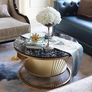 Table Basse Moderne en Métal et Marbre Écologique et Durable pour Salons, Intérieurs de Bureaux, Cafés – Idéale pour les Accueils et les Services de Restauration – Tarif en Gros - Product Image 5