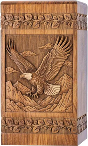 Wooden Urn <b>Box</b> <b>For</b> Human <b>Ashes</b> Funeral Cremation Urns <b>For</b> Male and Female High Quality Urns - Product Image 3