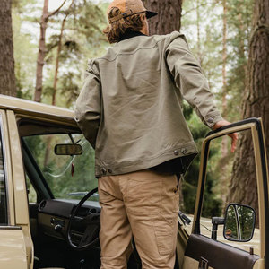Winter Waterproof <b>Canvas</b> Thick Windbreaker <b>Jacket</b> For Men Latest Fashionable Stylish Men's <b>Canvas</b> <b>Jacket</b> - Product Image 2