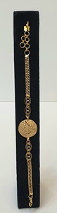 Women's 24K Gold Plated Jewelry Set Necklace Earrings <b>Ring</b> Bracelet Classic Tassel Design Wedding Fashion Alloy Jewelry - Product Image 3