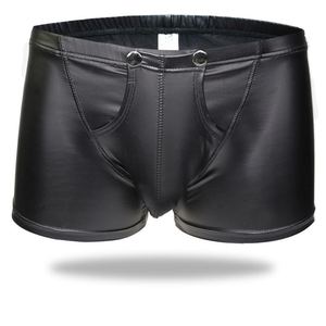 Sous-vêtements en cuir tendance pour hommes, caleçons et boxers sur mesure, prix abordable, nouveau design, coupe personnalisée, confortable et élégante - Product Image 2