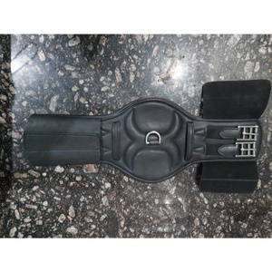Cinturones Ecuestres de Cuero de Alta Calidad, Cómodos y Portátiles para Caballos, con Tamaño y Logotipo Personalizables, Diseño Negro Personalizado - Product Image 1