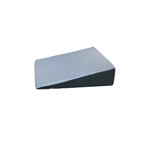 Almohada de espuma de alta densidad con forma de cuña inclinada para cama plegable, OEM/ODM personalizada, cojín de respaldo para reflujo ácido, funda extraíble, directo de fábrica - Product Image 1
