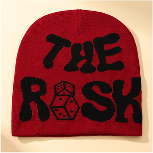 Bonnet tricoté unisexe OEM personnalisé de haute qualité 100 % acrylique, avec étiquette tissée teinte à la lettre, pour l'hiver, le ski et le pêcheur, modèle adulte courant - Product Image 2