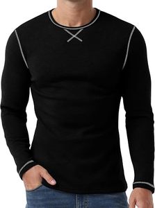 Chemise pour homme en laine mérinos avec bordure réfléchissante, respirante, détails haute visibilité, en flanelle, manches longues, pour le travail en extérieur, décontractée, hiver - Product Image 3