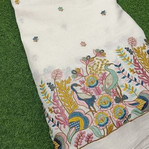 Tissu en dentelle multicolore en polyester brodé pour robe de mariée, robe de soirée, vêtement de mode, textile - Product Image 1