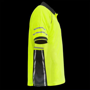 T-shirt de sécurité haute visibilité à manches courtes pour homme, robuste, respirant, anti-humidité - Product Image 4