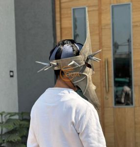 Casque du Roi Sorcier |   Armure en fer poli |   Seigneur des Nazgûl |   Roi d'Angmar |   Accessoire de cosplay et de reconstitution historique médiévale de Noël - Product Image 4
