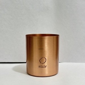 Luxury Customized Copper Round Handmade Candle Holder & 8 oz Metal <b>Jar</b> with Custom Logo Option for Home Christmas <b>Decor</b> - Product Image 1