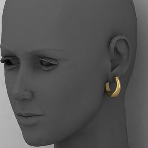 Meilleures ventes : Boucles d'oreilles créoles Huggie épaisses et coniques, minimalistes, en argent massif 925 plaqué or vermeil 18K, bijoux fins à conserver - Product Image 6