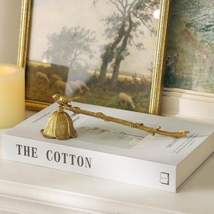 Brass Bird On Bell Aroma <b>snuffer</b> Decorative <b>Candle</b> Warmer For Home Aromatherapy Decoration - Product Image 3