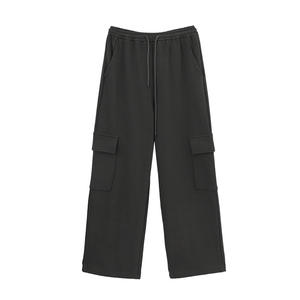 Pantalon cargo ample taille basse pour femme, nouveau style, streetwear décontracté avec devant plat - Product Image 6