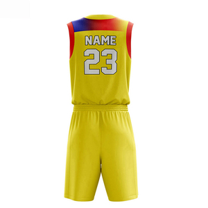 Uniforme de baloncesto personalizado para hombre, ropa deportiva de alta calidad con logotipo personalizado, diseño elegante e impresión por sublimación - Product Image 3