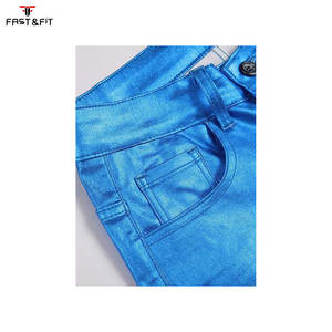 Pantalones de cuero para hombre, estilo hip-hop, holgados, informales, de tiro medio, impermeables y transpirables, para otoño. - Product Image 6