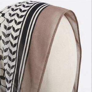 Pañuelo de chifón con estampado árabe, chal étnico Keffiyeh, hiyab largo para mujer, suave, transpirable, de primera calidad, elegante. - Product Image 4