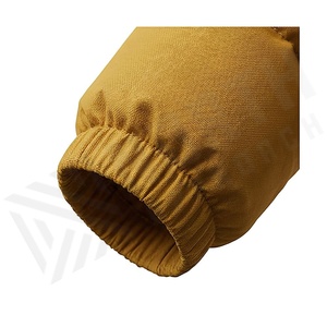 Hooded Quilted Waterproof <b>Bubble</b> Jacket Black Full Sleeve Winter Windproof Cotton Shell Knitted Fabric Polyester Filling Stand - Product Image 6