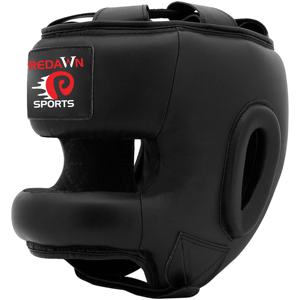 Gants de boxe d'entraînement professionnels, confortables, durables, entièrement protecteurs, avec grille faciale en cuir amovible, prix bas, vente en gros - Product Image 5