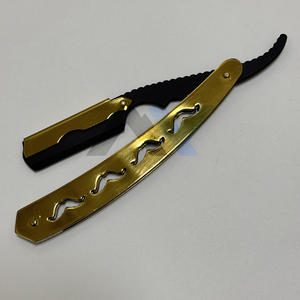 Nueva Navaja de Afeitar Plegable de Una Sola Hoja 2026, Cuchilla de Acero Inoxidable con Acabado Dorado, Cuchillas Reemplazables, Navaja de Afeitar para Hombre - Product Image 3