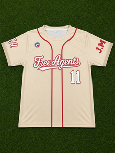 Maillots de baseball personnalisés sublimés à manches courtes – Uniformes sportifs personnalisables pour clubs – Commandes en gros pour équipes – Impression intégrale sur le devant - Product Image 6