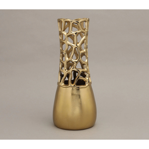 Premium Gold Metal <b>Trophy</b> <b>Cup</b> Classic Award <b>Cup</b> Elegant Design Event Prize Flower Vase Corporate Gift Home Office Decor Vase - Product Image 5