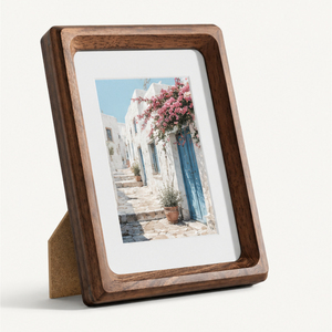 Wholesale Solid <b>Wood</b> <b>Picture</b> <b>Frame</b> Modern Desktop Photo <b>Frame</b> Premium Walnut Rounded Corner <b>Frame</b> for Tabletop Display - Product Image 3