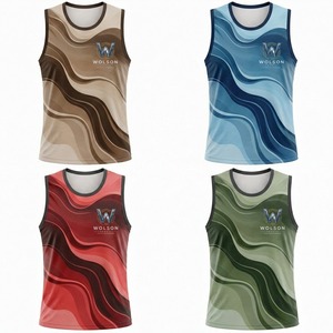 Chaleco Deportivo Reversible Personalizado por Sublimación, Unisex, Transpirable, Sin Mangas, para Entrenamiento, Gimnasio, Running, Fitness, Ropa de Equipo - Product Image 4