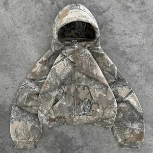 Sudadera con Capucha de Camuflaje para Hombre, Corte Regular, Transpirable, de Poliéster Tejido, Estilo Casual Otoñal con Diseño de Bolsillo - Product Image 6