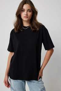 Camiseta de Talla Grande para Mujer, Verano, Algodón, Tejido de Punto, Transpirable, Corte Holgado, Cuello Redondo, Informal, Cómoda, con Logotipo Personalizado - Product Image 6