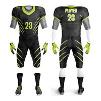 Precio al por Mayor, Jersey de Fútbol Americano Personalizado, Alta Calidad, MOQ Bajo, Ropa Deportiva, Uniformes de Fútbol Americano para Venta en Línea