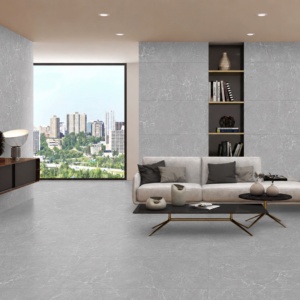 Carreaux de porcelaine mats minimalistes 600x1200mm, texture pierre, antidérapants, pour intérieur, hôtel, villa, adhésifs, salon, chambre, cuisine - Product Image 1