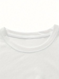 Camiseta de Algodón de Alta Calidad con Estampado 3D en Relieve, Cuello Redondo, Talla Grande, Camisetas Personalizadas para Hombre con Logotipo en Relieve - Product Image 6