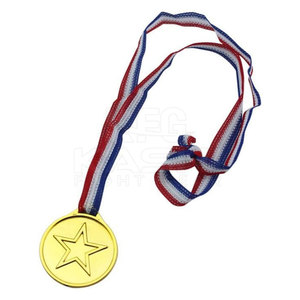 Médaille de Vainqueur KASHI FIGHT GEAR à Conception Personnalisée, Ruban Rayé Rouge Blanc Bleu, Construction en Acier Durable, Gravure Étanche pour - Product Image 2