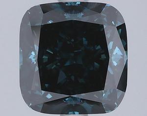 2.08 Carat <b>Cushion</b> Cut Lab Grown Diamond Fancy Deep Blue VS1 IGI Certified CVD Loose Diamond Wholesale for Jewelry Making - Product Image 1