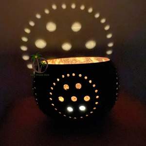 Lámpara de Cáscara de Coco de Alta Calidad con Estilo Moderno, Hecha en Ben Tre, Vietnam, Ecológica, con Logotipo y Tamaño Personalizables - Product Image 3