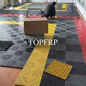 Dalles de sol en PVC emboîtables pour garage, tapis de drainage creux pour garage - Product Image 5
