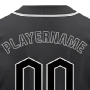 Camiseta de Béisbol Negra de Manga Corta con Botones, Uniforme de Equipo Personalizado, Ligera, Transpirable, Deportiva - Product Image 6