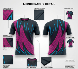 Camiseta Deportiva Sublimada Personalizada de Secado Rápido en Jersey de Poliéster - Product Image 3