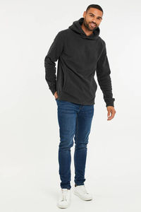 Concevez votre propre logo personnalisé, sweat-shirt à capuche pour homme, coupe classique, hiver, tissu polaire respirant et coupe-vent - Product Image 3
