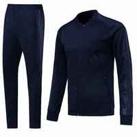 Ensemble de survêtement pour homme, veste zippée intégrale et pantalon de jogging, dégradé violet-orange, sportif, séchage rapide, polyester, vêtements d'automne