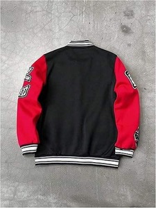 Top Quality Custom Logo Blank <b>Plain</b> <b>Varsity</b> <b>Jacket</b> Leather Sleeve Chenille Embroidery Vintage Letterman <b>Varsity</b> <b>Jacket</b> - Product Image 2