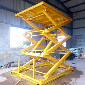 Plateforme élévatrice à ciseaux hydraulique électrique robuste, table de travail surélevée sécurisée pour usage industriel en atelier - Product Image 1