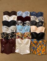 Déstockage de vêtements, corset bustier pour femmes, coupe ajustée, coton, haut d'été, mode, lot mixte en gros, nouvel emballage