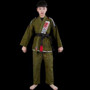 Kimono de Jiu-Jitsu professionnel de dernière génération, coupe personnalisée, couleur verte, kimono brésilien Bjj Gi, uniforme d'arts martiaux Jiu-Jitsu - Product Image 4