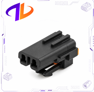 Boîtier de connecteur de faisceau de câbles automobile en cuivre 2 broches mâle/femelle (Nylon) pour réparation et remplacement de câblage électrique - Product Image 2
