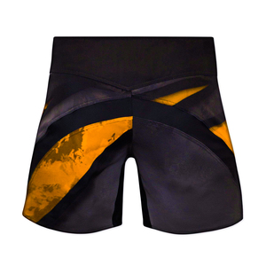 Pantalones Cortos de Lucha Sublimados para MMA, Grappling y BJJ, Cintura Elástica, Transpirables, Duraderos, Ligeros, de Secado Rápido, 100% Poliéster, Artes Marciales - Product Image 1