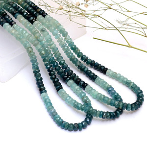 Perles facettées rondes en Grandidierite naturelle de Madagascar, 5mm-6mm, pierres précieuses pour la création de bijoux - Product Image 6