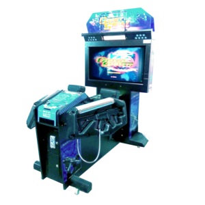 Máquina Arcade Ghost Squad Operada con Monedas, Pantalla Grande de Alta Definición, 2 Jugadores, Simulador de Pistola Láser con Force-Feedback Electrónico - Product Image 1