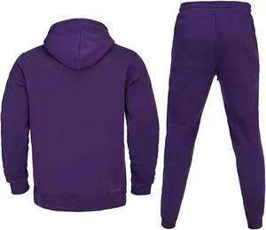 Premium 2 Piece Tracksuit Set <b>Pullover</b> Hoodie Jogger Sweatpants Casual Sportswear Activewear Gym Training Streetwear Wholesale - Product Image 2